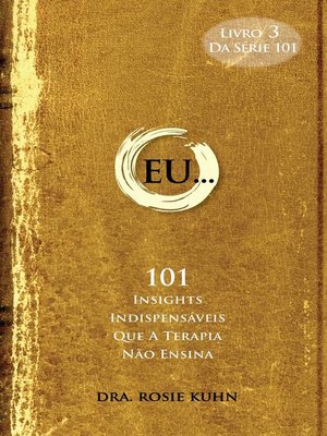 cover image of EU... 101 insights indispensáveis que a terapia não ensina
